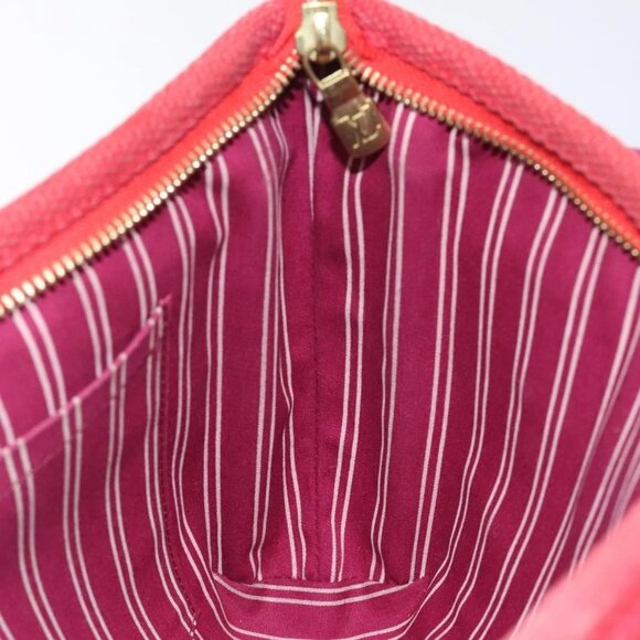 LOUIS VUITTON Antigua Cabas PM Tote Bag Canvas Rouge - Picture 12 of 15